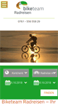 Mobile Screenshot of biketeam-radreisen.de